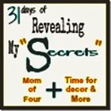 31 days of revealing my secrets