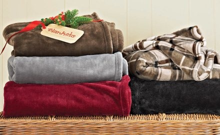 BHG plush blanket