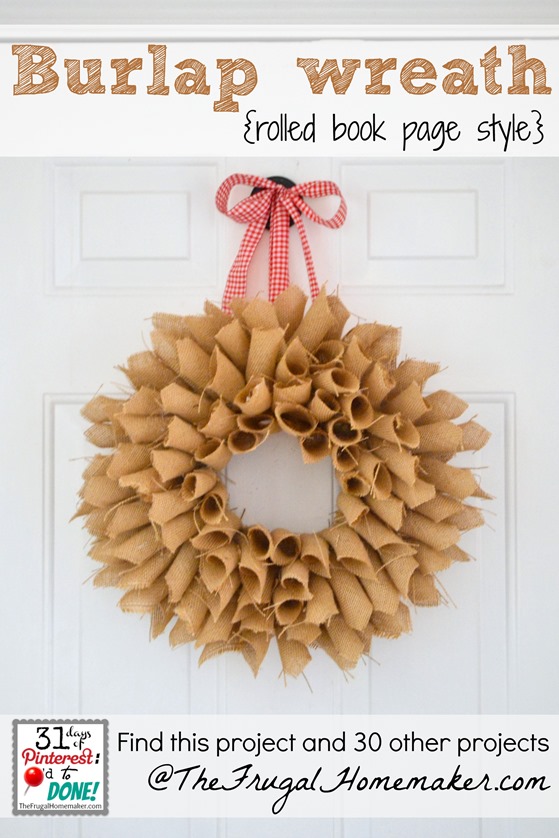 Burlap wreath Burlap wreath