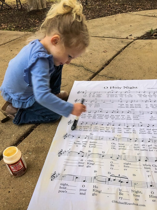 DIY Christmas Music Framed Art-3 DIY Christmas Music Framed Art-3