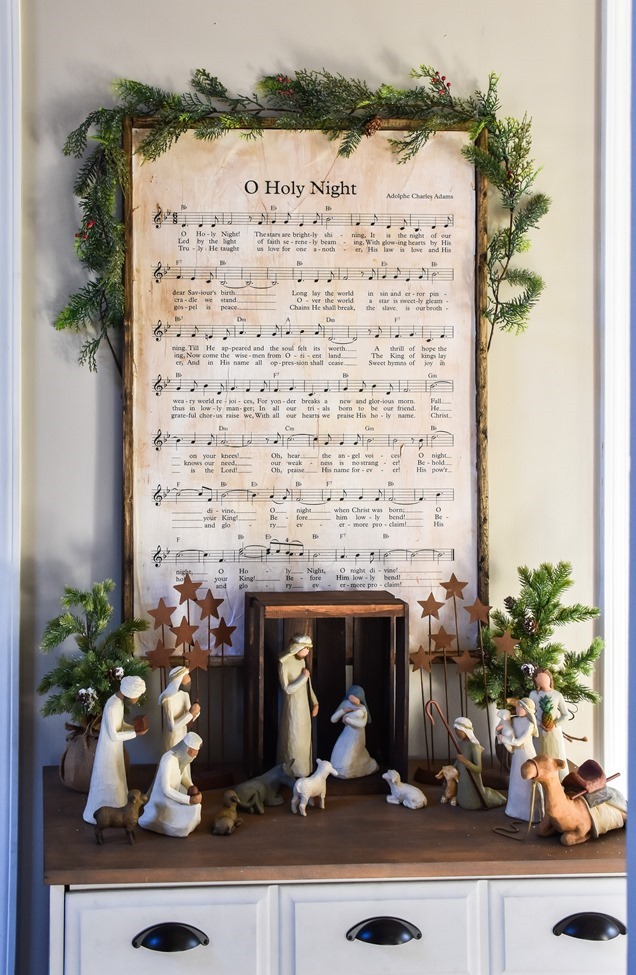 DIY Christmas Music Framed Art-7 DIY Christmas Music Framed Art-7