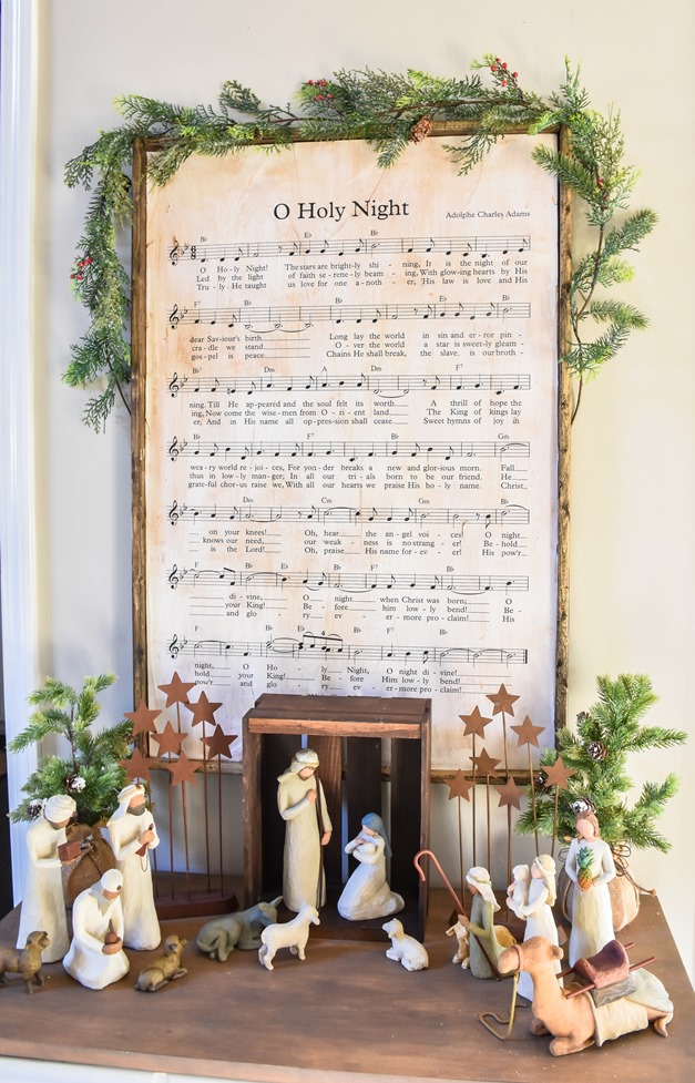 DIY Christmas Music Framed Art-8 DIY Christmas Music Framed Art-8