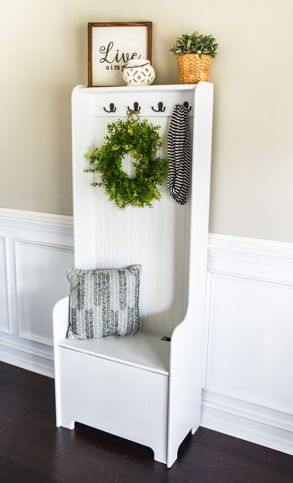 DIY Farmhouse Hall Tree (entryway bench) (6 of 10) DIY Farmhouse Hall Tree (entryway bench) (6 of 10)