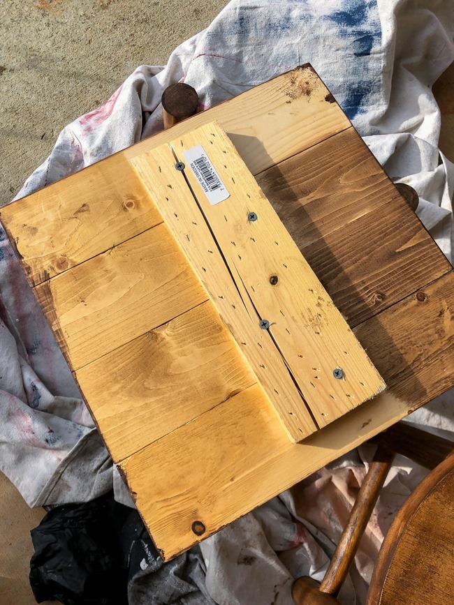 DIY plant stand from upcycled bar stool-13 DIY plant stand from upcycled bar stool-13