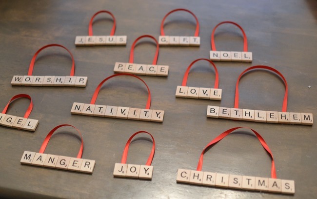 DIY Scrabble Letter Ornaments-3 DIY Scrabble Letter Ornaments-3