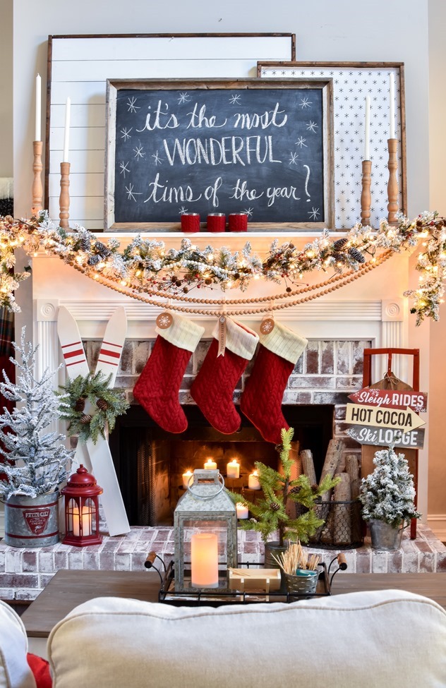 DIY Ski decor made from fence pickets - 6 DIY Ski decor made from fence pickets - 6