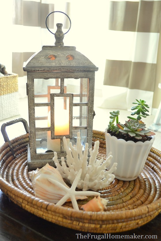 Easy Succulent Garden in a milkglass dish