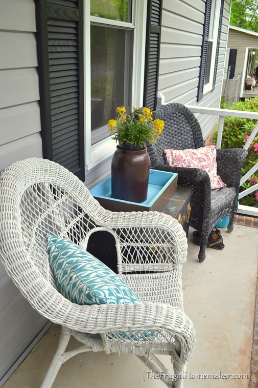 sitting area on front porch sitting area on front porch