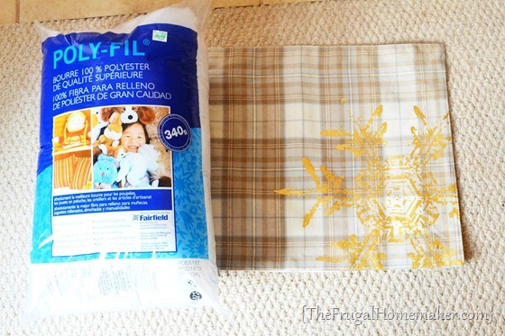 DIY Placemat pillow tutorial