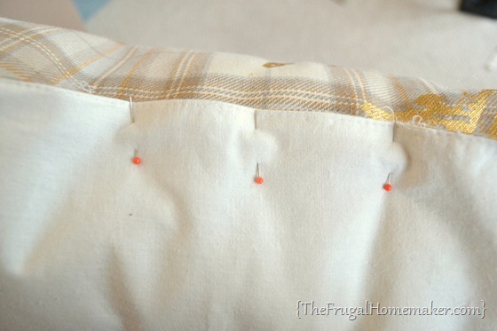 DIY Placemat pillow tutorial