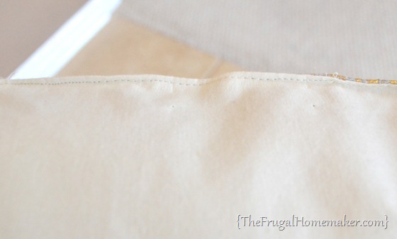 DIY Placemat pillow tutorial