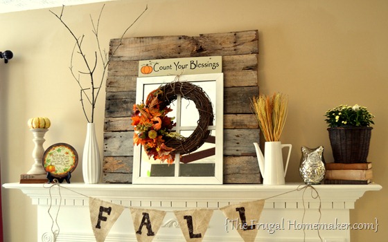 Fall mantel