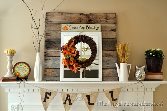 Fall mantel