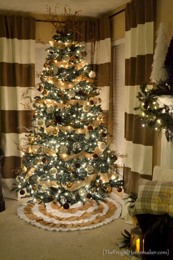 Neutral Christmas tree