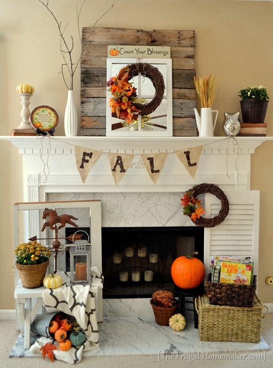 Fall mantel