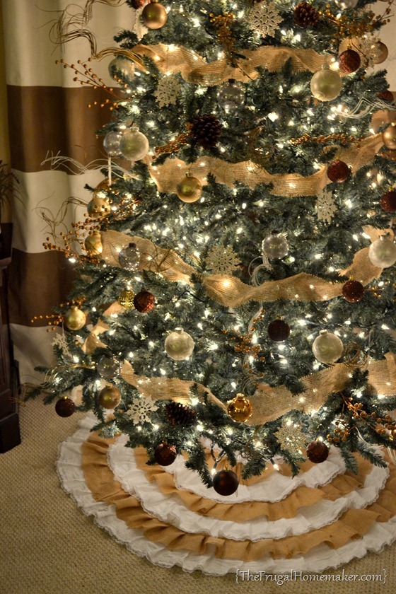 Neutral Christmas tree