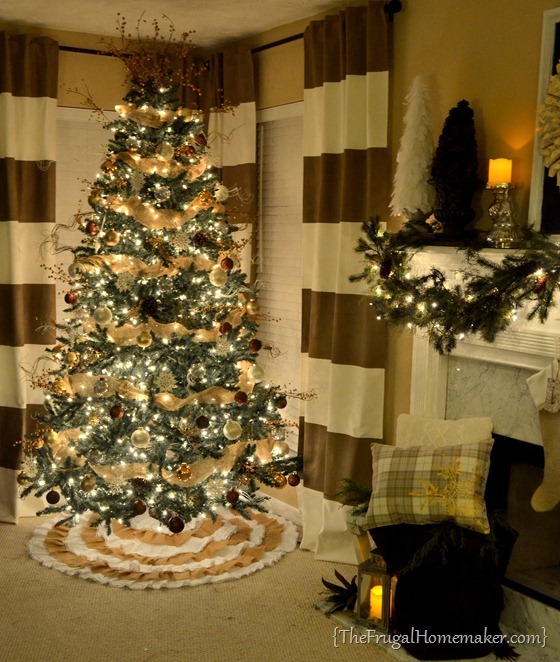 Neutral Christmas tree