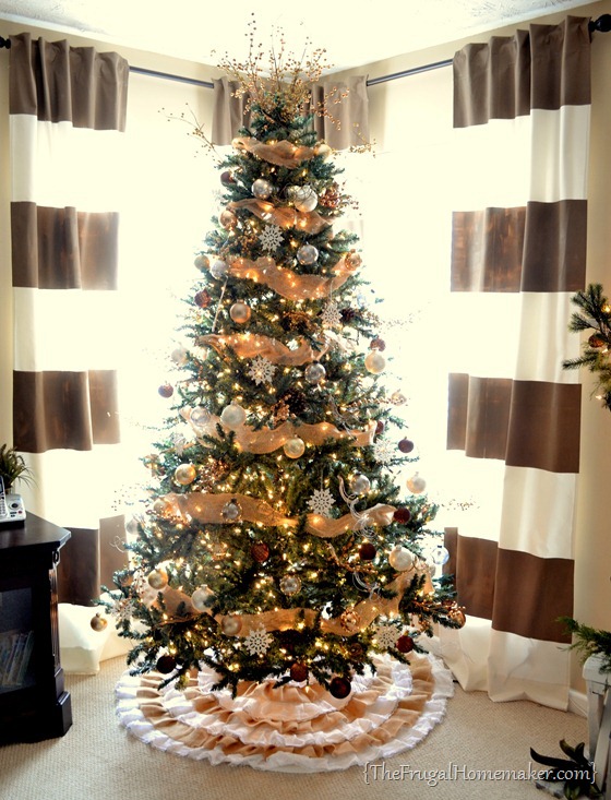 Neutral Christmas tree