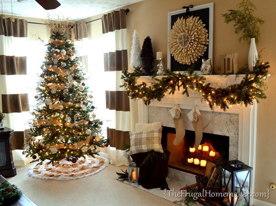 Neutral Christmas tree