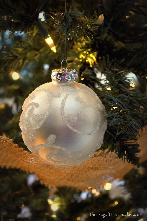 Neutral Christmas tree