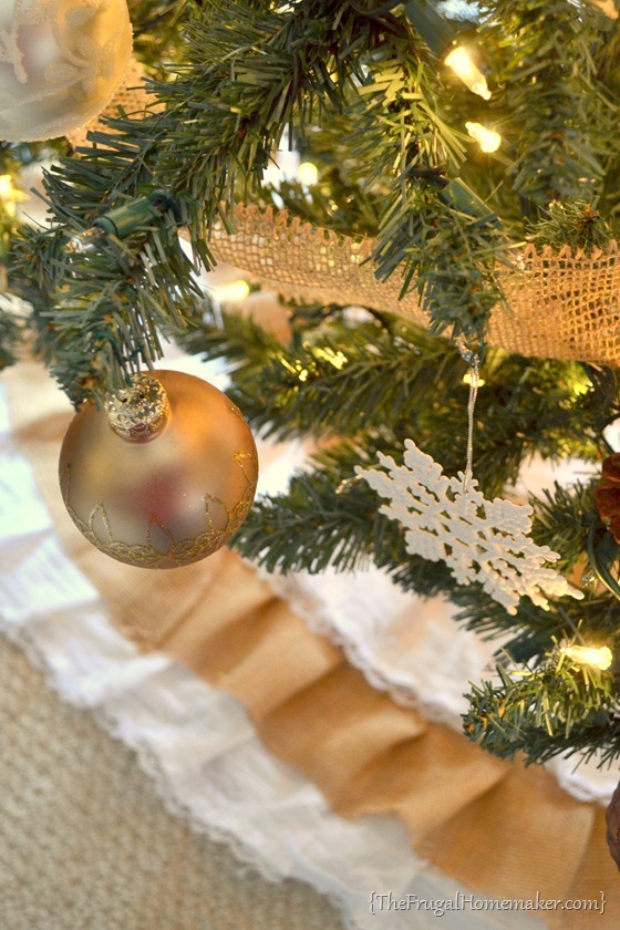 Neutral Christmas tree