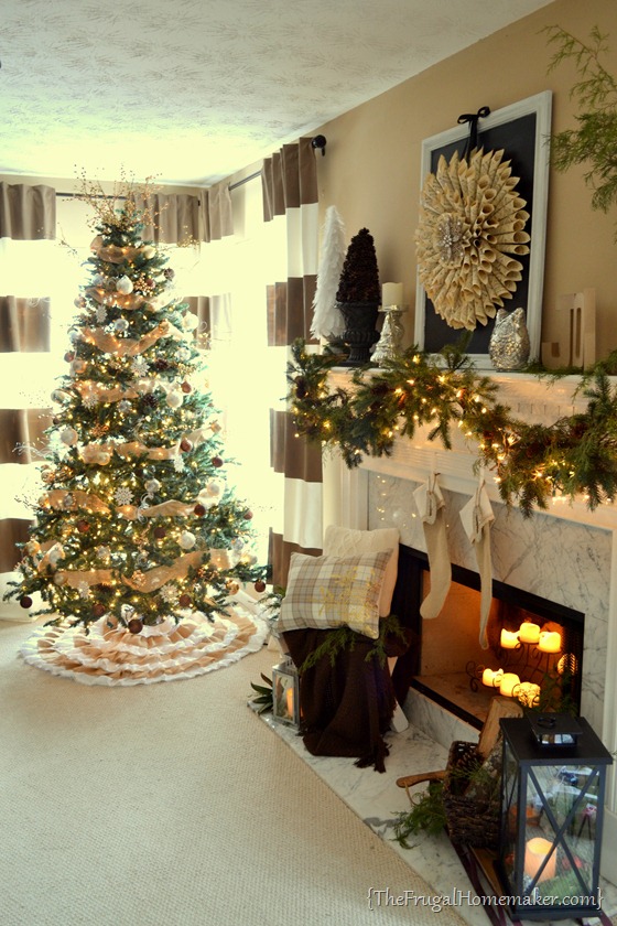 Neutral Christmas tree