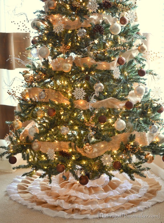 Neutral Christmas tree