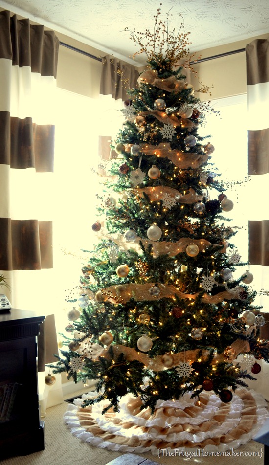 Neutral Christmas tree