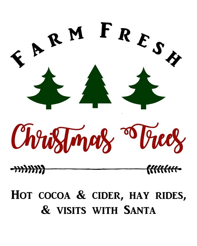 Farm Fresh Christmas Trees free printable Farm Fresh Christmas Trees free printable