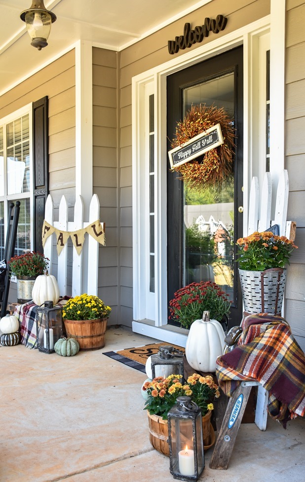 Farmhouse Fall Farmer's Market Front Porch-27