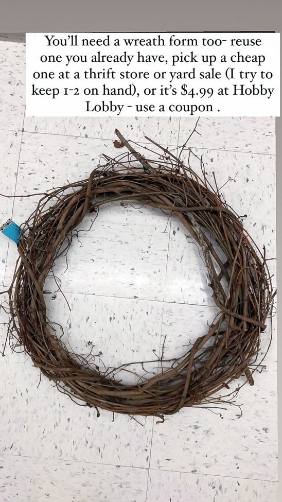 Green and White DIY Simple Spring Wreath-2 Green and White DIY Simple Spring Wreath-2