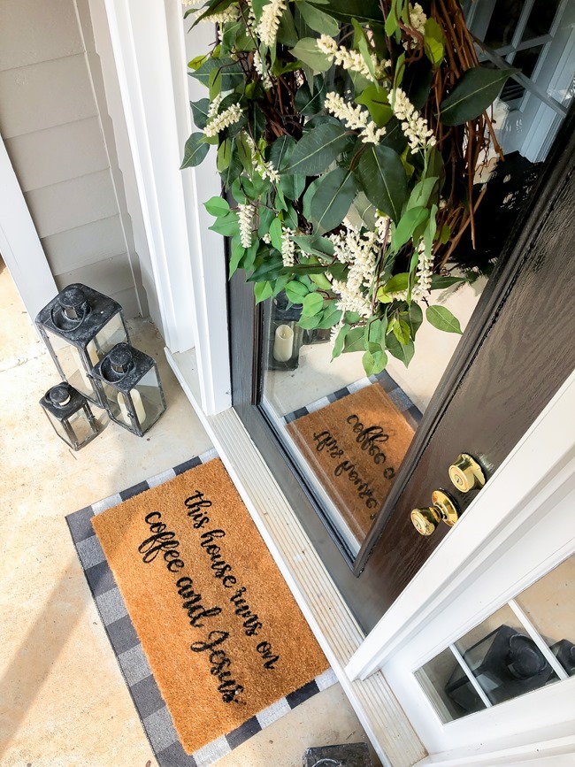 Green and White DIY Simple Spring Wreath-20 Green and White DIY Simple Spring Wreath-20