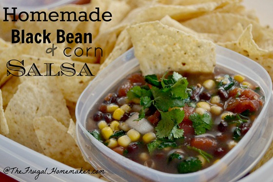 Homemade Black Bean and Corn Salsa