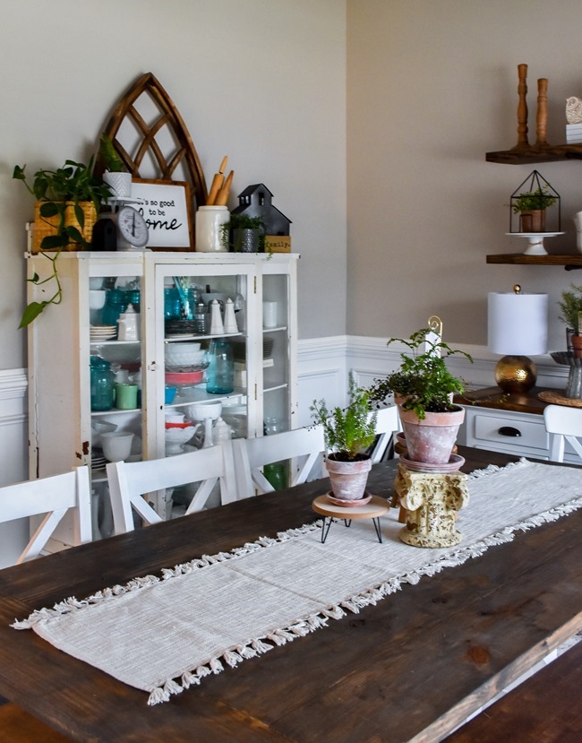 How to age Terra Cotta pots plus a simple spring centerpiece-23