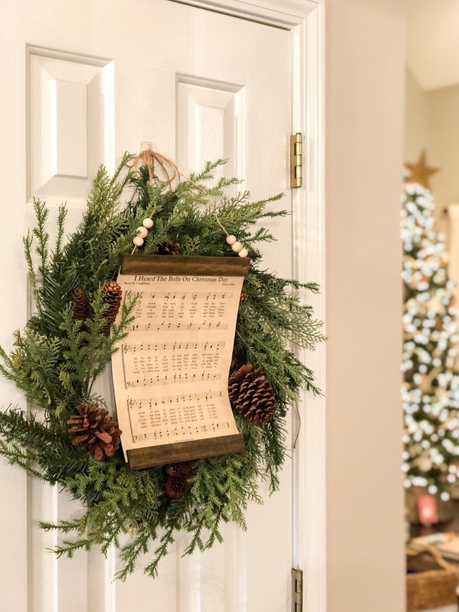 How to make a DIY Christmas music page wall hanging or ornament-24 How to make a DIY Christmas music page wall hanging or ornament-24