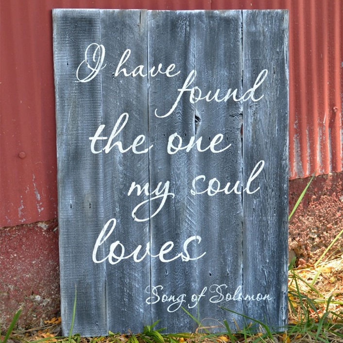 I have found one who my soul loves I have found one who my soul loves