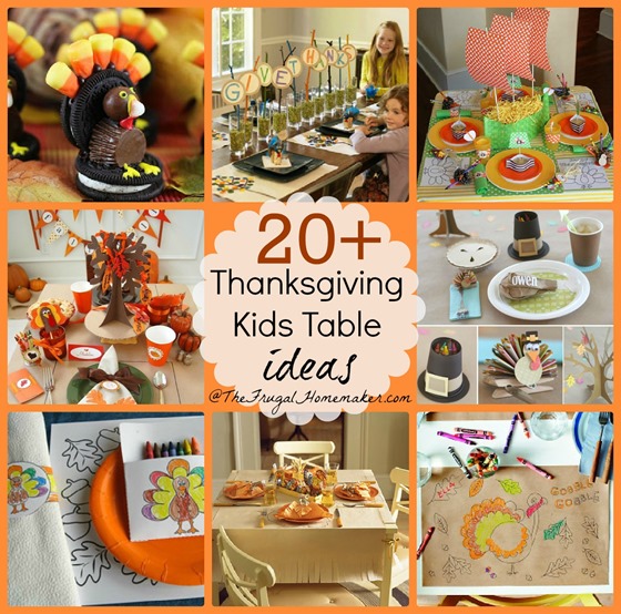 Kids Thanksgiving table ideas Kids Thanksgiving table ideas