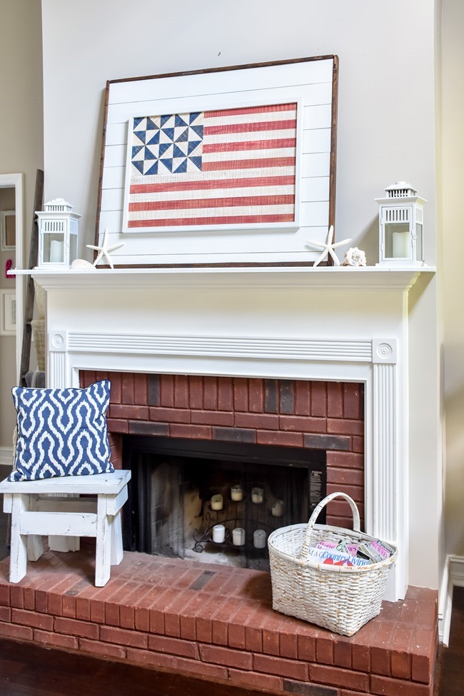 Patriotic Coastal Mantel (5 of 11) Patriotic Coastal Mantel (5 of 11)