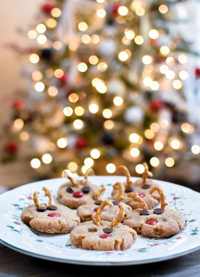 Peanut Butter Rudolph Cookies easy for kids to make-1 Peanut Butter Rudolph Cookies easy for kids to make-1