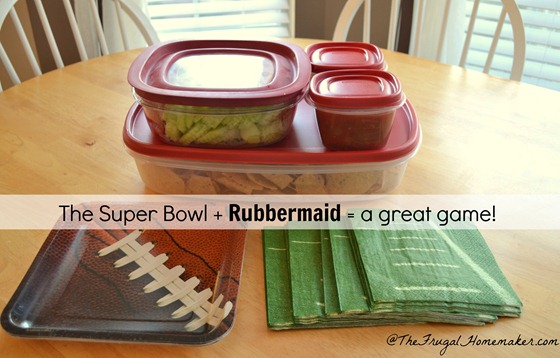 Rubbermaid + Superbowl = a great game