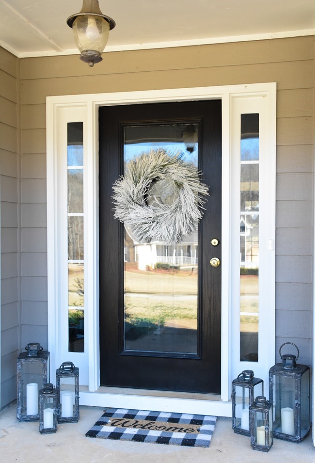 Simple Winter Front Porch-1