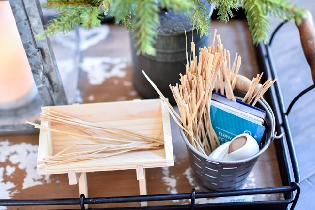 Ski Lodge Inspired Christmas Farmhouse Mantel-19