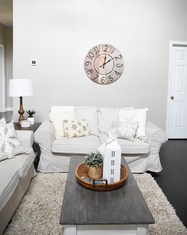 Winter mantel and winter living room-11