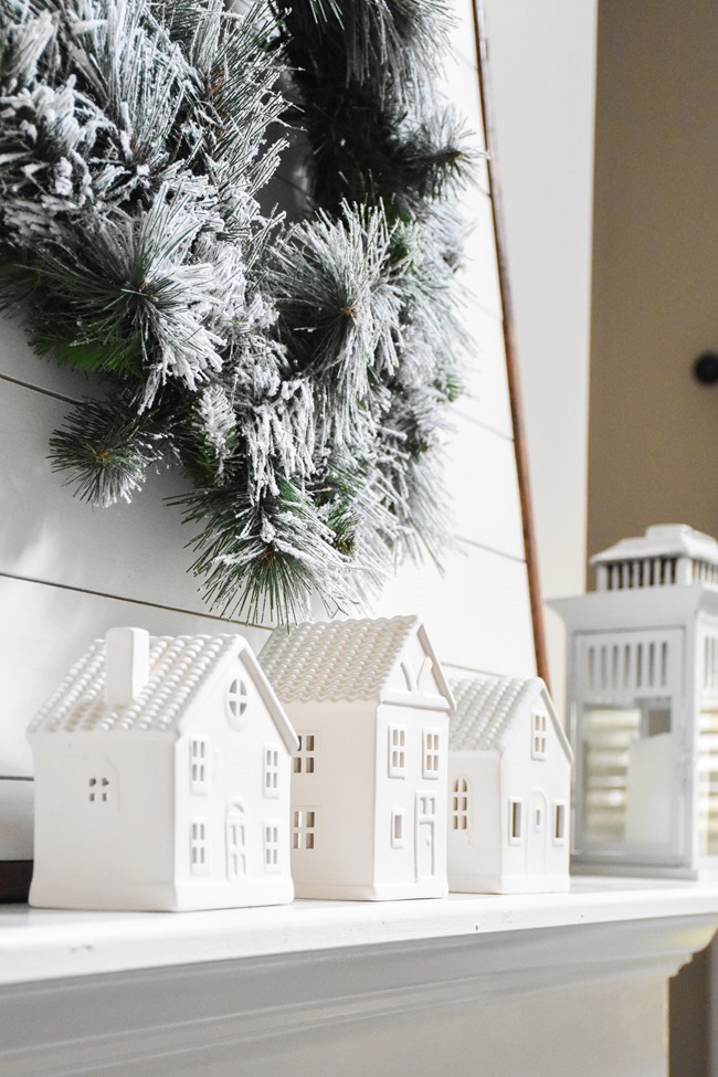 Winter mantel and winter living room-18