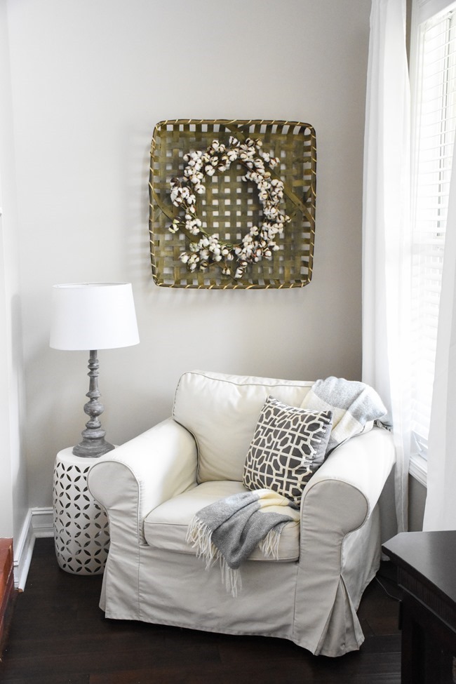 Winter mantel and winter living room-19