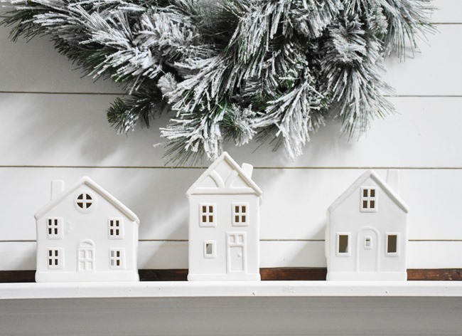 Winter mantel and winter living room-22