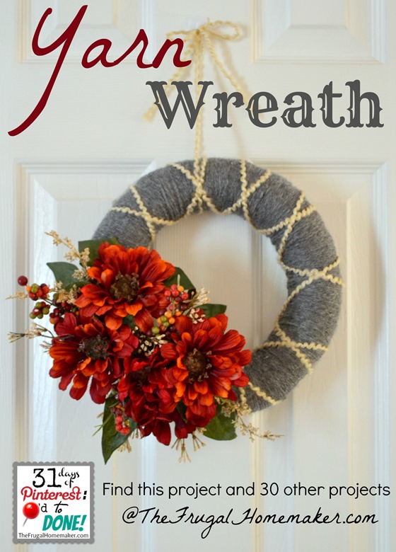 Yarn wreath Yarn wreath