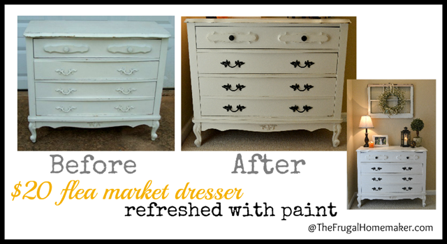 beforeafter small white dresser