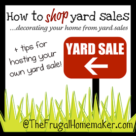 how to shop yard sales button