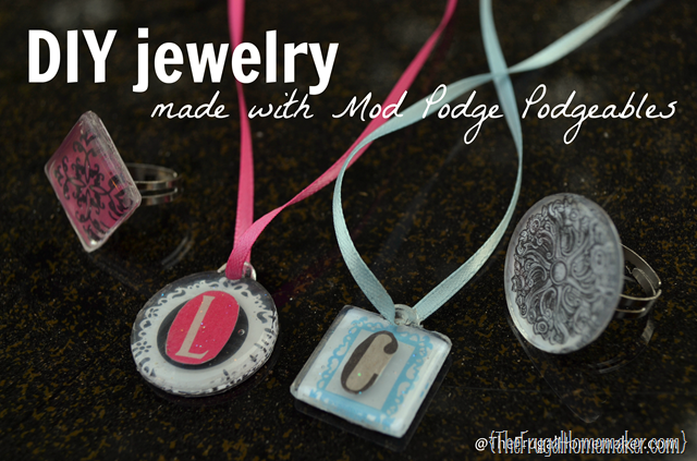 Mod Podge jewelry
